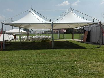 Chiosco gazebo 3x3 professionale certificato nuovo