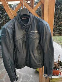 Giacca uomo in pelle, taglia 46 (S)