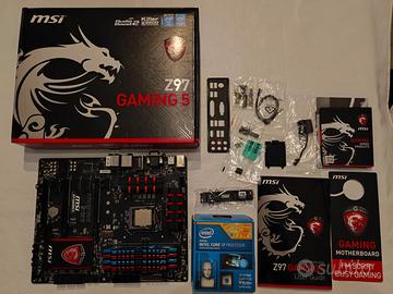 Processore i7 4790K + MSI Z97 Gaming5 + 24GB Ram