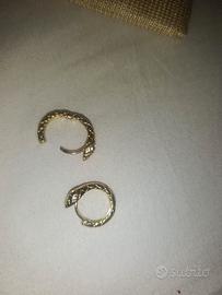 Orecchini serpente molto belli placcato oro