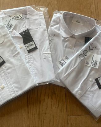 4 Camicie bianche bambina NEXT School taglia 116
