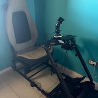 Simulatore volo  Thrustmaster T.flight full kit x