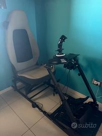 Simulatore volo  Thrustmaster T.flight full kit x