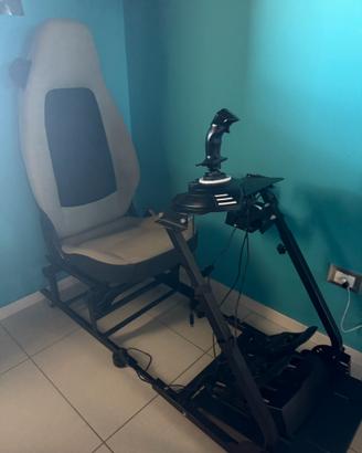 Simulatore volo  Thrustmaster T.flight full kit x