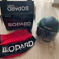 Casco moto Leopard