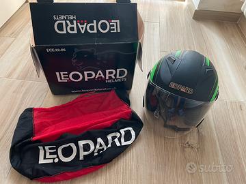 Casco moto Leopard