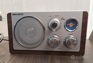 Radio Majestic stile vintage 