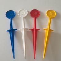 Giochi Mare spiaggia 4 picchetti di plastica 