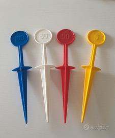 Giochi Mare spiaggia 4 picchetti di plastica 
