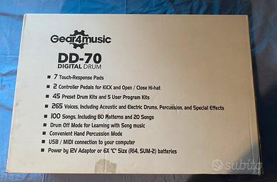 Batteria elettronica DD 70 Gear4music