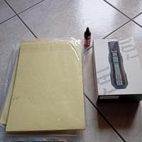 macchina tatuaggi con pelle sintetica e inchiostro