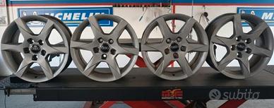 Cerchi in lega 16" Audi VW Golf T-Roc A4 A6 5x112 