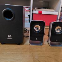 sistema audio Logitech 2.1