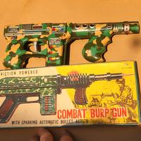 Mitraglietta mimetica in latta litografata ÷ box