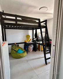 Letto soppalco IKEA + Materasso + Scrivania - €300