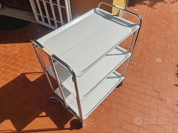 Carrello Design vintage pieghevole 3 ripiani