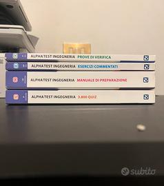 Alphatest TOLC-I Ingegneria set 4 libri come nuovi