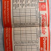 schedina non giocata totocalcio 1973
