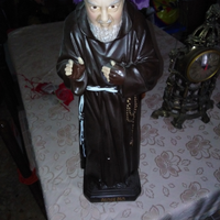 Padre Pio in gesso 50 cm