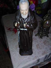 Padre Pio in gesso 50 cm