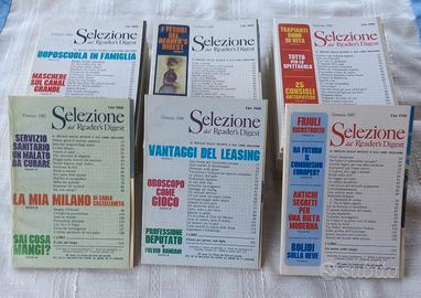 Selezione Reader's Digest Annate 1985, 1986, 1987