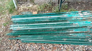 30 pali recinzione verdi in metallo 150 cm 