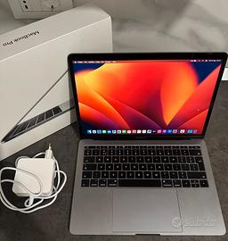 MacBook Pro 13” 256GB Grigio Siderale Completo