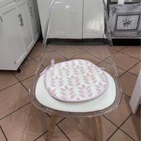 Sedie in plexiglass con seduta ergonomica