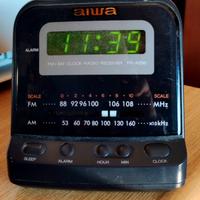 Radio sveglia elettrica AIWA anni 90