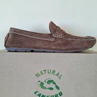 Mocassini uomo pelle beige N.42