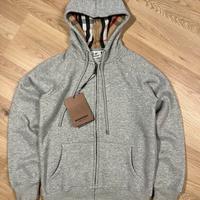 Felpa Grigia uomo Burberry