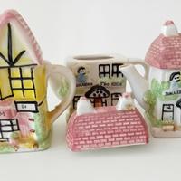 Set teiere-casetta vintage