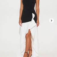 Fashion Nova – Vestito XS Nero e Bianco