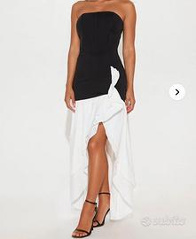 Fashion Nova – Vestito XS Nero e Bianco