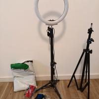 Luce led+ greenscreen