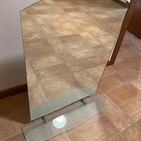Specchio bagno con mensola