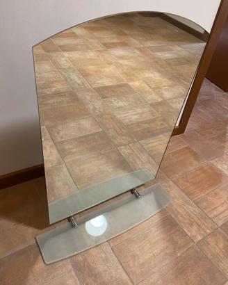 Specchio bagno con mensola