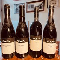 Vini di pregio casa vinicola Gaja, anno 1998.