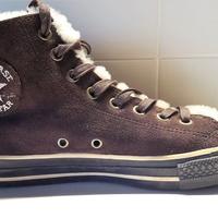 Converse ALL STAR colore marrone n.42 con pelo