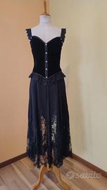 Abito da sera di alta sartoria in pizzo Chantilly