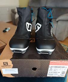 scarpe sci fondo Salomon Tecnica classica Tg 45