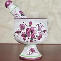 Mortaio fatto a mano in Ceramica di Caltagirone