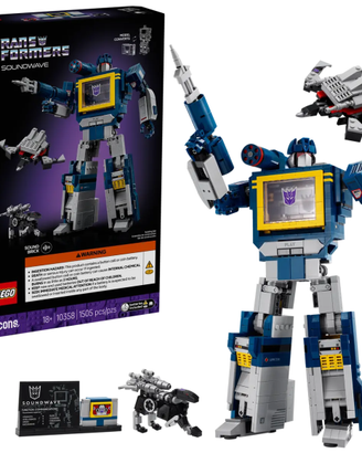 LEGO 10358 Icons Transformers SOUNDWAVE NUOVO