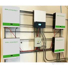 10kw impianto fotovoltaico 6kw accumulo kit litio