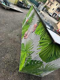 Banco per bar con vetrina e lavello