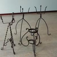 Vintage - Portavasi metallo da interno ed esterno