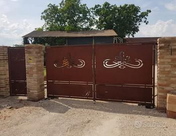 Cancello Monoblocco mod Giglio rivestibile