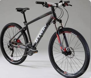 MTB ROCKRIDER ST 520 - NERO/ROSSO/BIANCO 