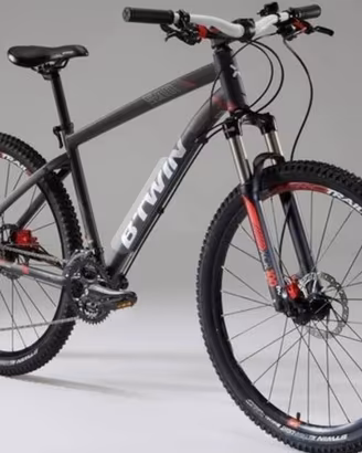 MTB ROCKRIDER ST 520 - NERO/ROSSO/BIANCO 