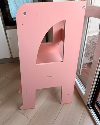 Torre montessori rocket baby rosa